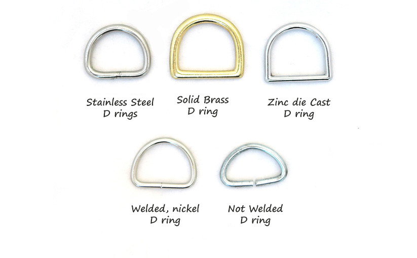 Haberdashery rings and D rings