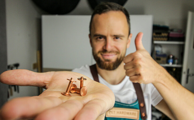 How To Attach Copper Rivets